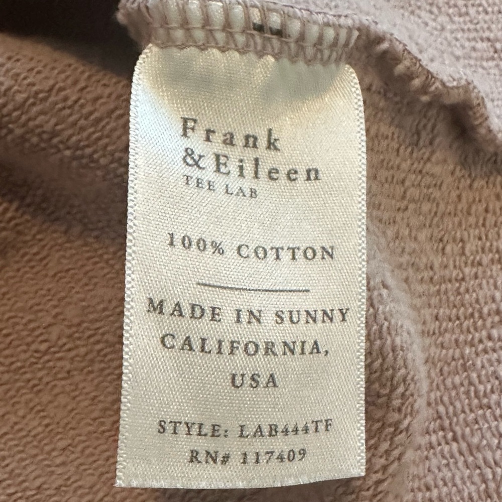 Frank & Eileen NWD Izzie Sweatshirt Dress Tan/Taupe Size M - Picture 5 of 6